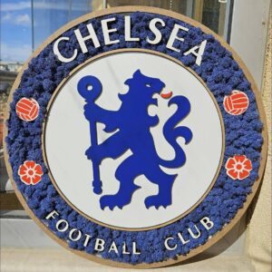 Пано Chelsea със син скандинавски мъх